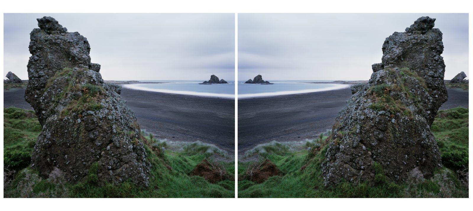 Siren, Whatipu, Manukau Harbour Entrance, 2008 Diptych, C-type photographs 750 x 930 mm each NZD 9,000 Edition 1 of 5
